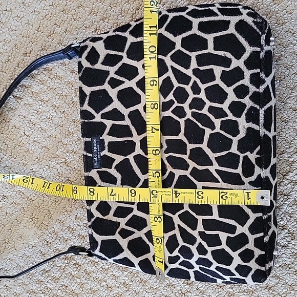 Kate Spade New York Leather Trimmed Animal Print Shoulder Bag - Picture 9 of 11